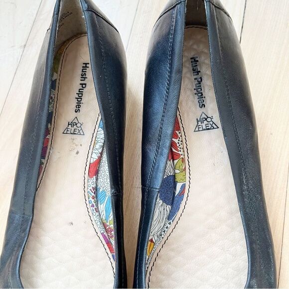 Hush Puppies Blue Flats with Floral Interior - Picture 8 of 8
